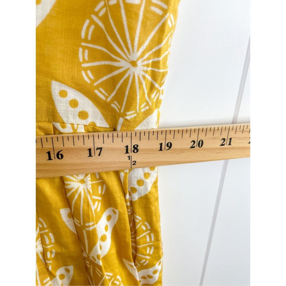 Boden Nancy Vintage Inspired Cotton Dress Sunny Flowers Size 16 L - Picture 8 of 9